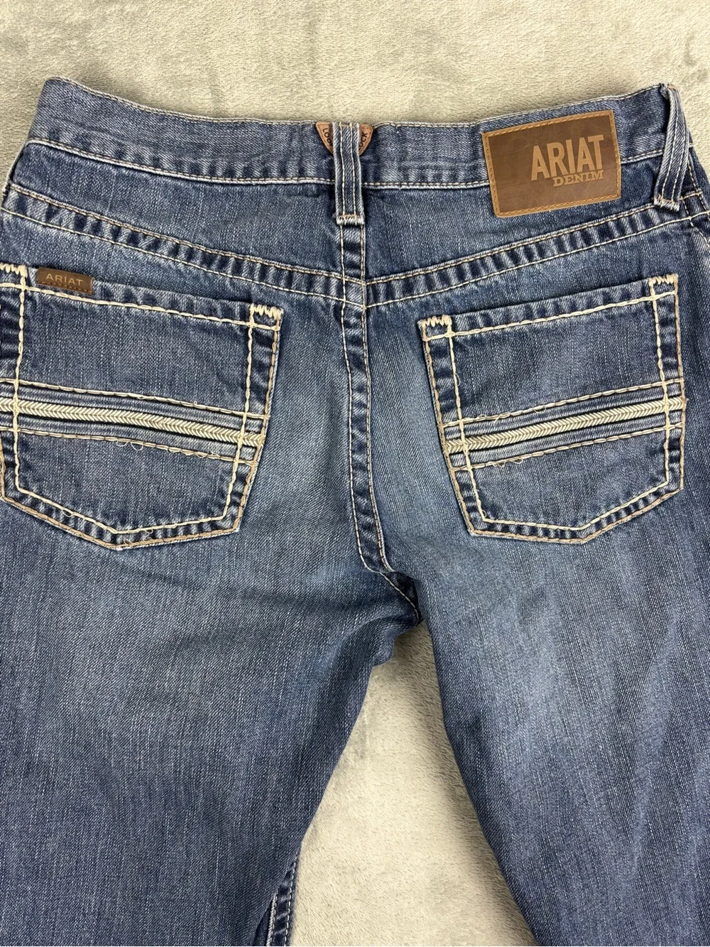 Ariat Jeans Mens 31X32 Blue M2 Traditional Relaxed Boot Cut Denim Western Cowboy